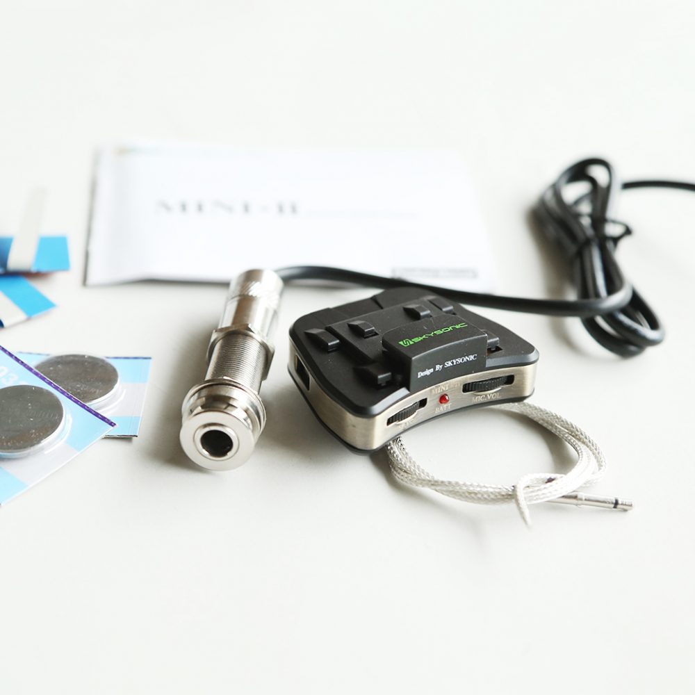 Skysonic MINI2 烏克麗麗雙系統拾音器(可收打板)：圖片 2