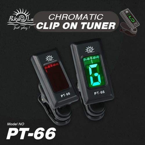 PukanaLa 調音器 適用 烏克麗麗/ 木吉他/ 電吉他/ 貝斯 PT-66