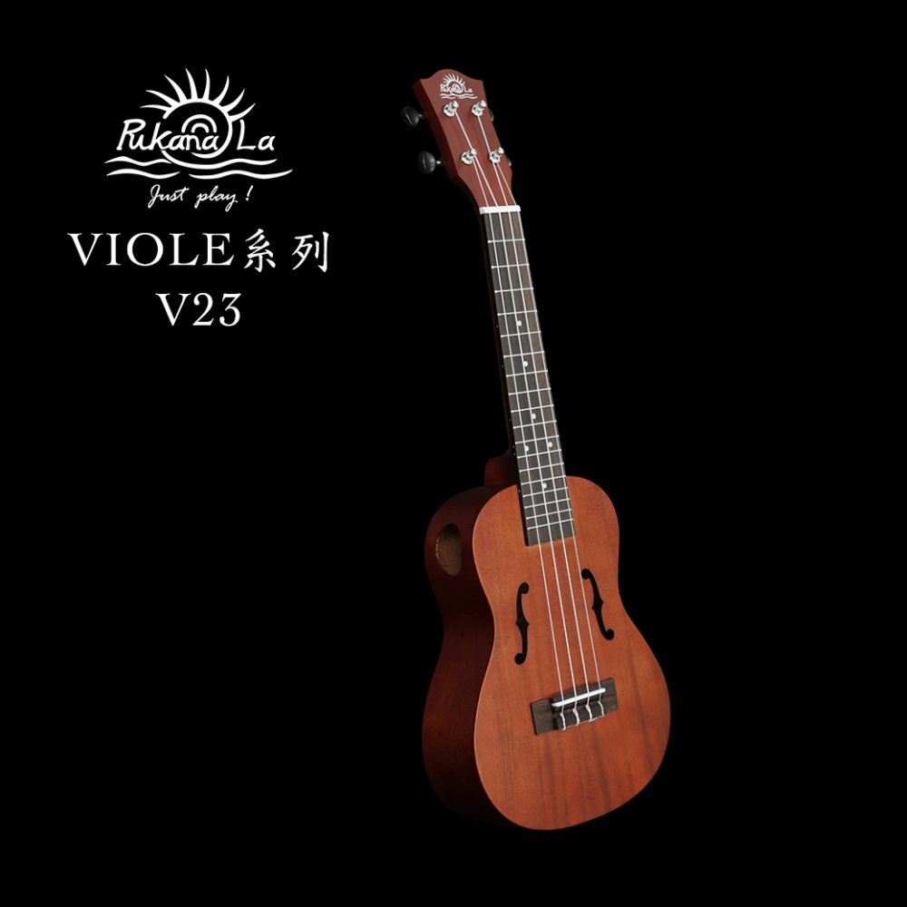 PukanaLa 23" Viole系列 小提琴f孔烏克麗麗 V23：圖片 3