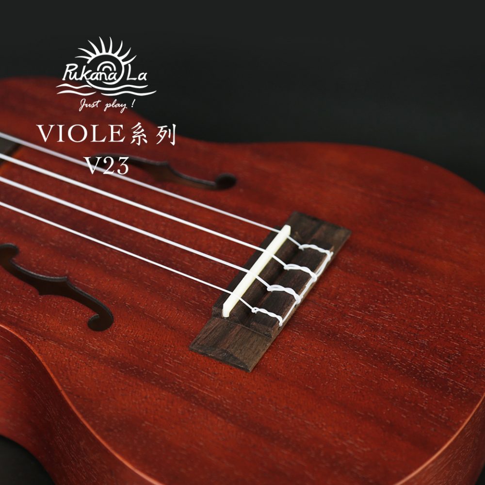 PukanaLa 23" Viole系列 小提琴f孔烏克麗麗 V23：圖片 8
