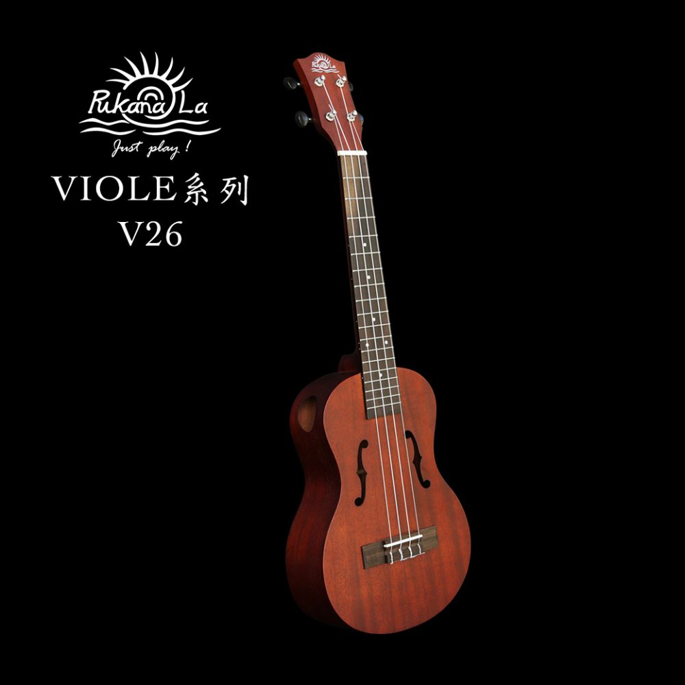 PukanaLa 26" Viole系列 小提琴f孔烏克麗麗 V26：圖片 3